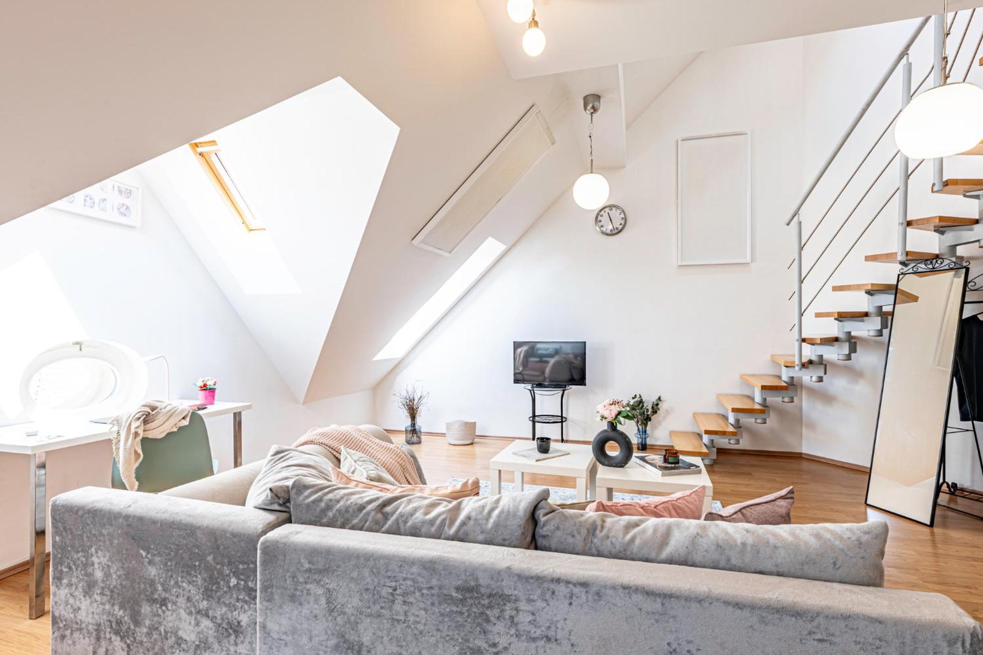 Appartement Prague Days - Terrace - Stunning View - Duplex Extérieur photo