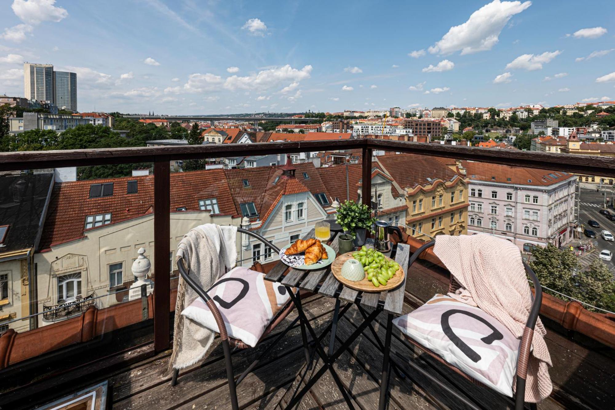 Appartement Prague Days - Terrace - Stunning View - Duplex Extérieur photo